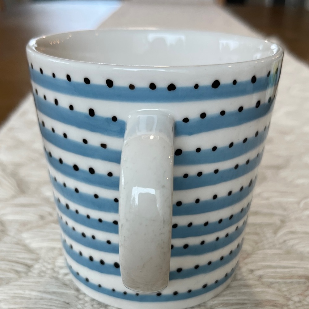 Starbucks Blue and White Polka Dot Mug - Picture 5 of 7